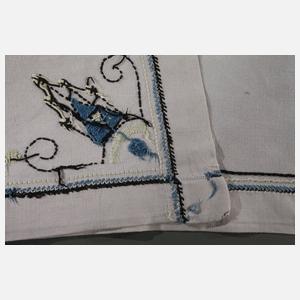 Entfällt!!! Gestickte Tischdecke Jugendstil