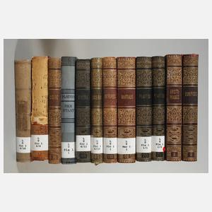 35 Bände Langenscheidtsche Bibliothek