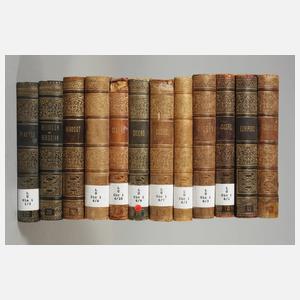 35 Bände Langenscheidtsche Bibliothek