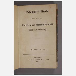 Vier Bände Reisebeschreibungen Italien