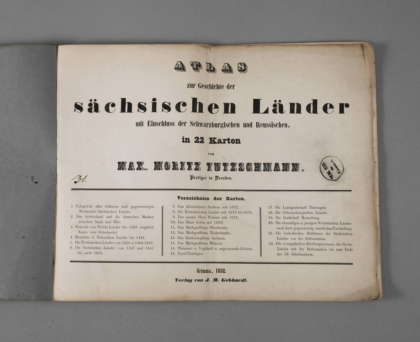 Atlas zur Geschichte der sächsischen Länder