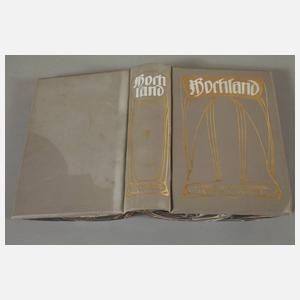 Sechs Bände Hochland