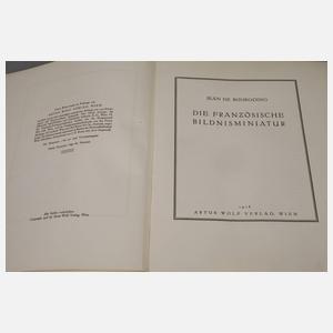 Drei Bände Die Bildnisminiatur und ihre Meister