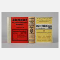 Zwei Adressbücher Plauen111