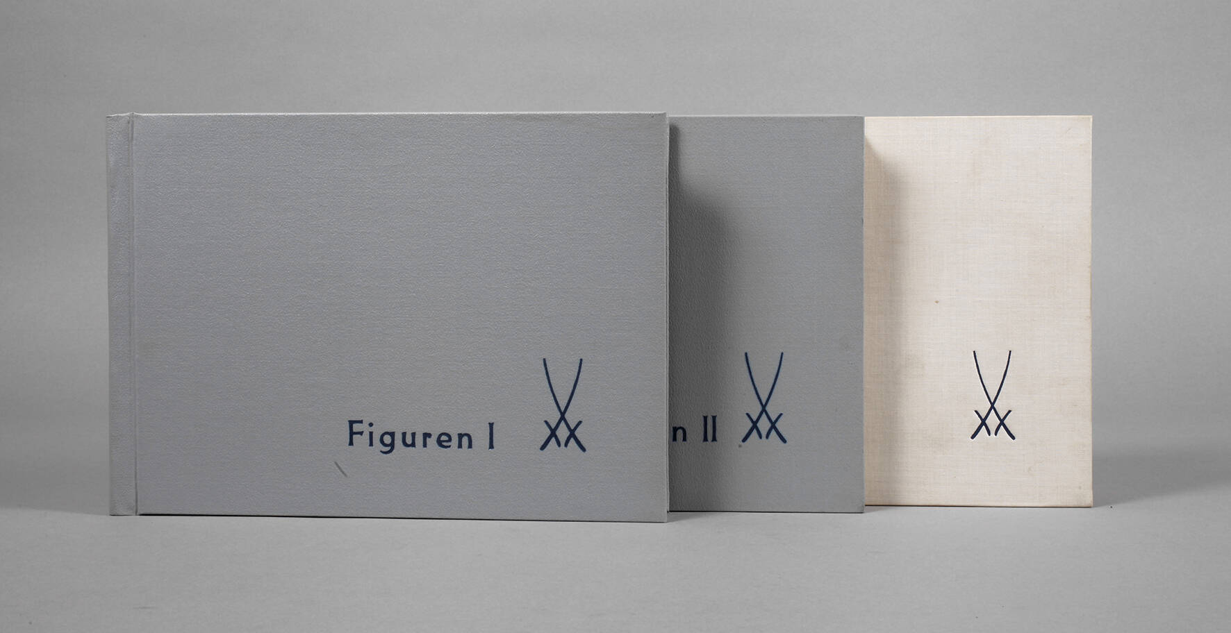 Drei Kataloge Porzellanmanufaktur Meissen