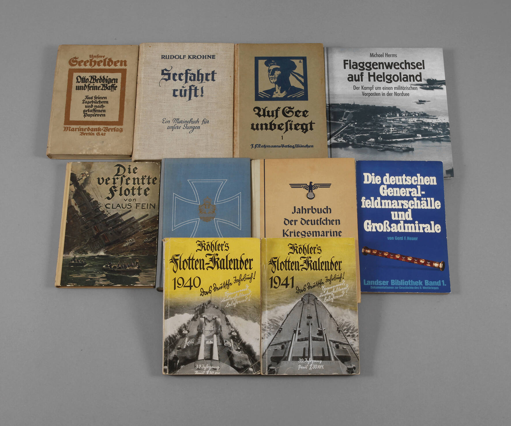 Literaturkonvolut Kriegsmarine