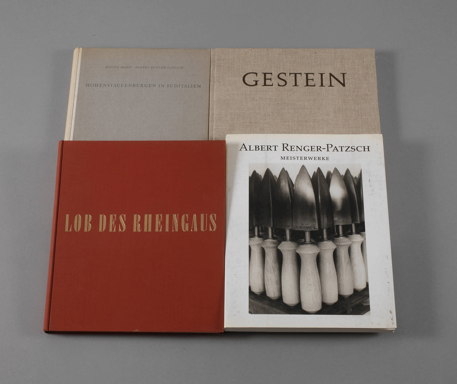 Vier Bücher Albert Renger-Patzsch
