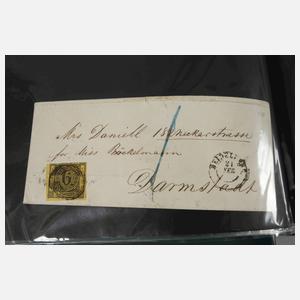 Konvolut alte Belege Baden