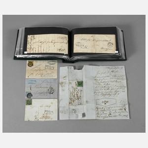 Konvolut alte Belege Baden