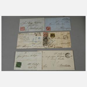 Konvolut alte Belege Baden