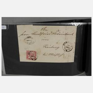 Konvolut alte Belege Baden