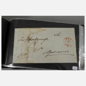 Konvolut alte Belege Baden