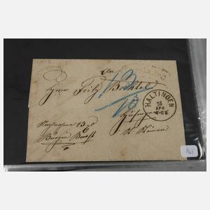 Konvolut alte Belege Baden