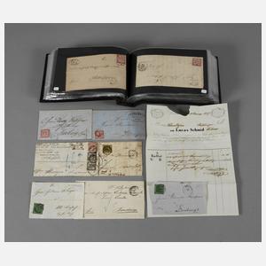 Konvolut alte Belege Baden