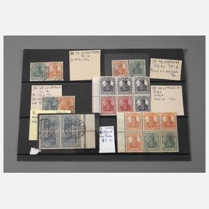 Deutsches Reich Zusammendrucke