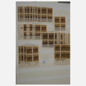 Briefmarkensammlung Inflation