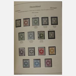 Briefmarkensammlung Besatzungszonen