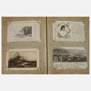 Ansichtskartenalbum Deutschland und Österreich