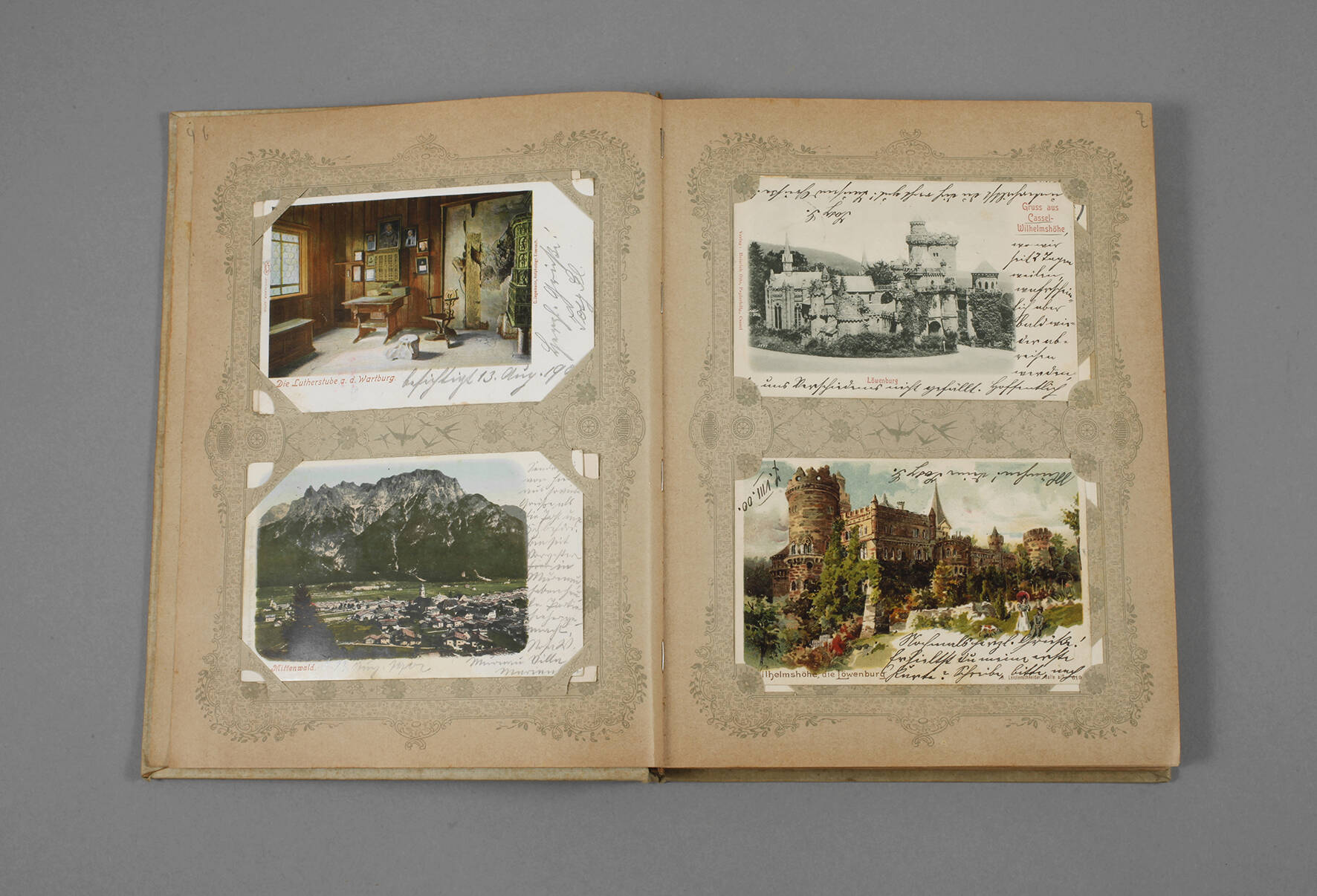 Ansichtskartenalbum Deutschland und Österreich