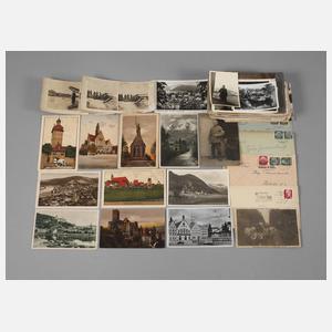 Konvolut Postkarten, Briefe und Fotos