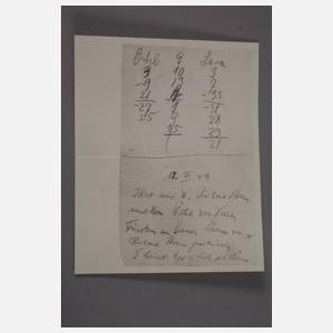 Autogrammkarte Richard Georg Strauss