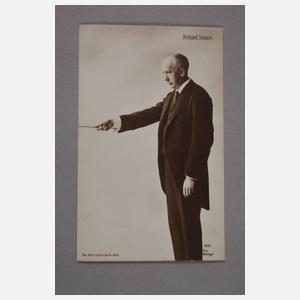 Autogrammkarte Richard Georg Strauss