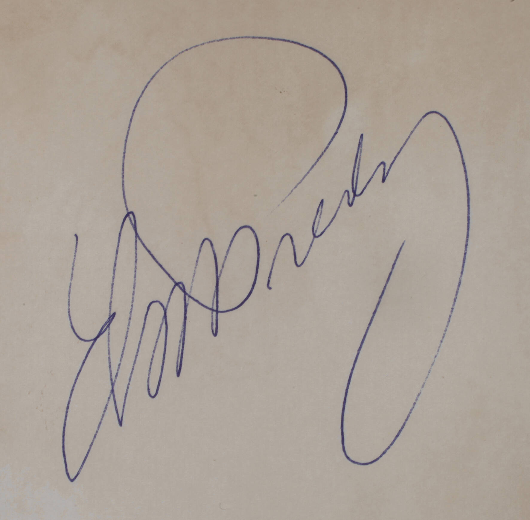 Elvis Presley, Autograf