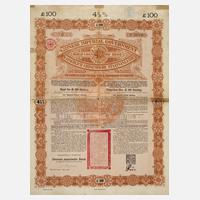 Kaiserlich chinesische Staatsanleihe111