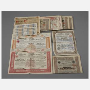 Konvolut russische Aktien