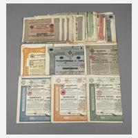 Konvolut russische Aktien111