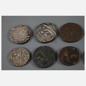 Konvolut indische Münzen