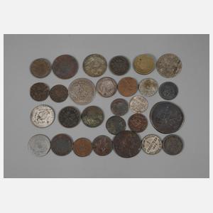 Konvolut Kleinmünzen 18.–19. Jahrhundert