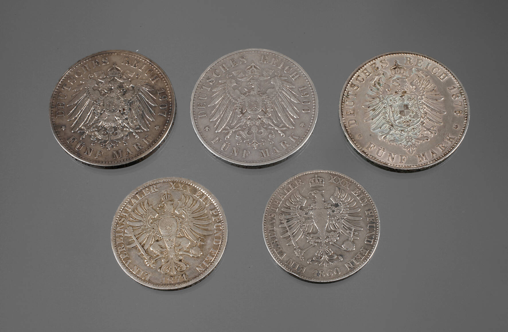 Konvolut  Silbermünzen Kaiserreich