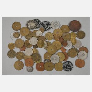 Posten Kleinmünzen Kaiserreich und Biermarken