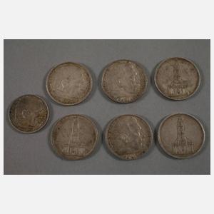 Posten Münzen und Geldscheine