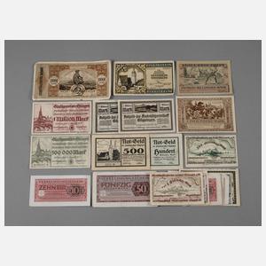 Konvolut Geldscheine