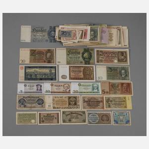 Konvolut Geldscheine