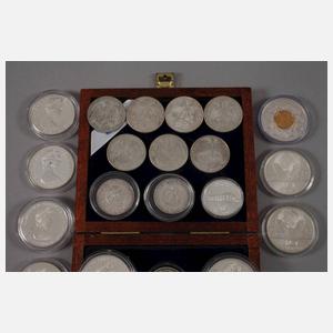 Konvolut Silbermünzen