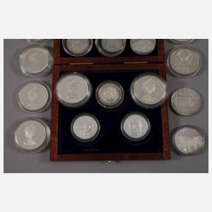 Konvolut Silbermünzen