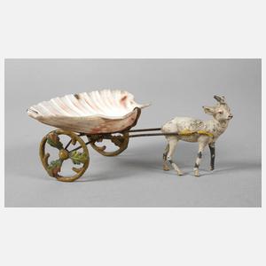 Georg Heyde Ziegenkutsche mit Muschelschale