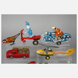 Konvolut Blechspielzeug