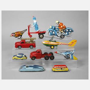 Konvolut Blechspielzeug