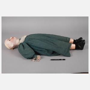 Ernst Heubach große Porzellankopfpuppe
