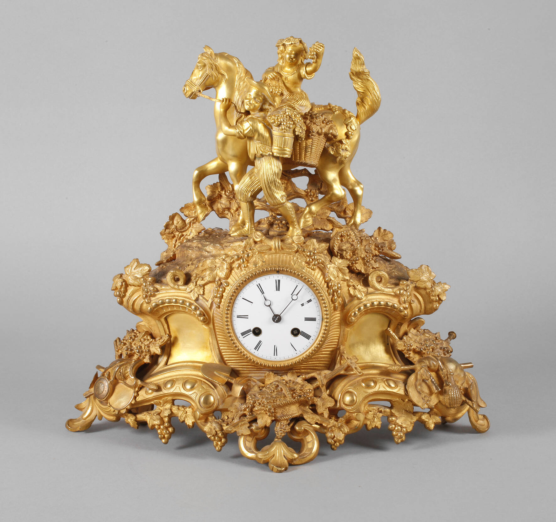 Figurenpendule Bronze