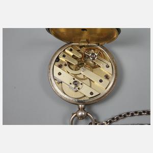 Drei silberne Taschenuhren