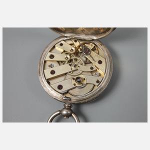 Drei silberne Taschenuhren