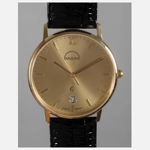 Herrenarmbanduhr Gold