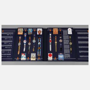 Sammlung Swatch Uhren