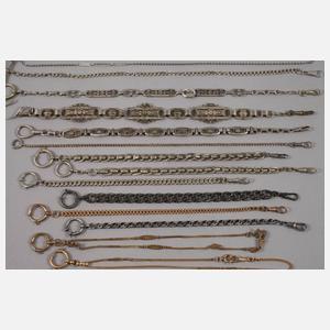 Konvolut Uhrenketten