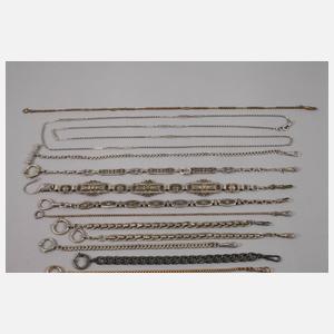 Konvolut Uhrenketten